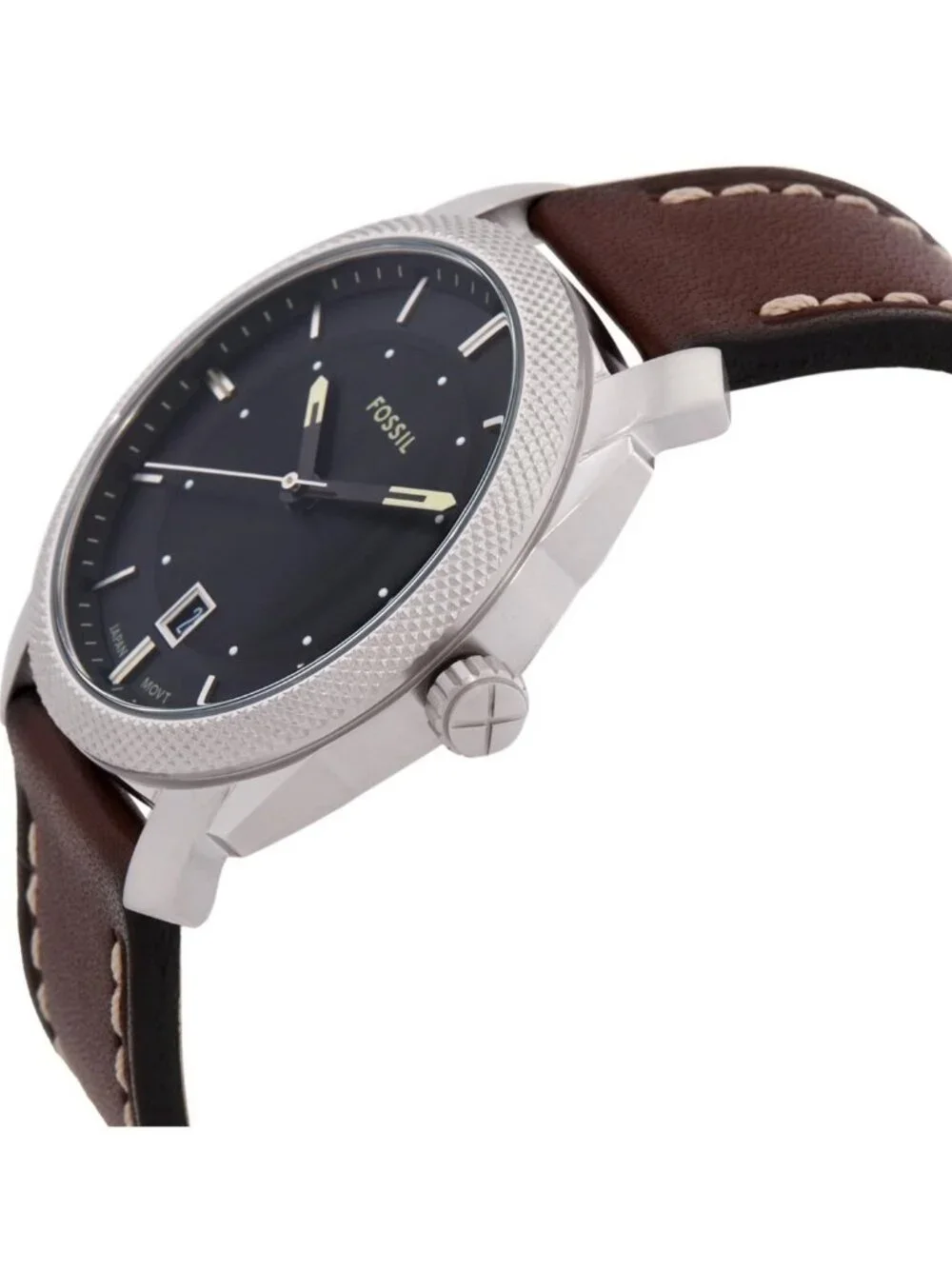 NWT Fossil Machine Quartz Black Dial Ladies Watch
